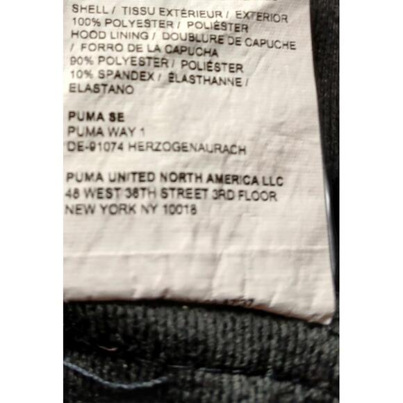 Puma Baby Girls Track Jacket 6-9M Pink Black Full Zip Hoodie Athletic - Picture 6 of 8